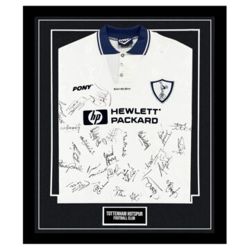 Signed Tottenham Hotspur Framed Shirt - Premier League Squad 199596