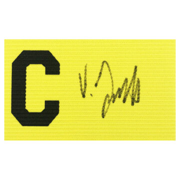 Signed Vitaly Janelt Captain Armband - Brentford Icon Autograph