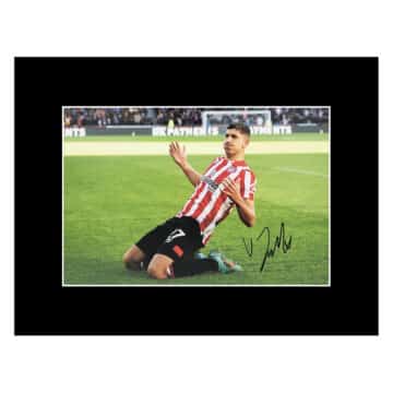 Signed Vitaly Janelt Photo Display 16x12 - Brentford Icon