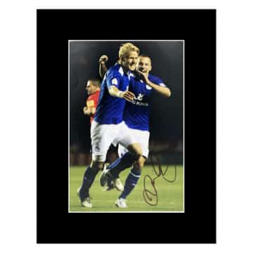 Signed Zak Whitbread Photo Display 16x12 - Leicester City Icon