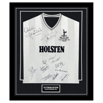 Tottenham Hotspur Signed Framed Shirt - UEFA Cup Winners 1984