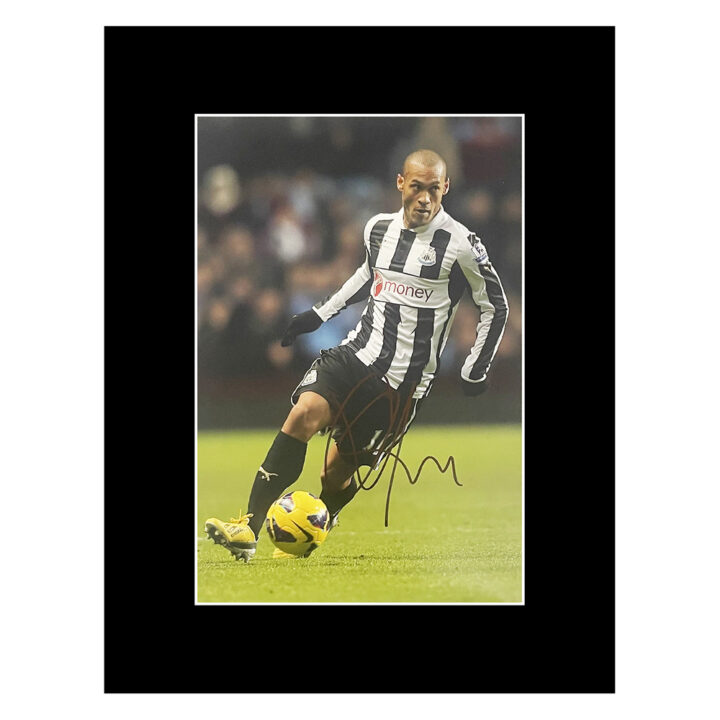 Yoan Gouffran Signed Photo Display - 16x12 Newcastle United Autograph