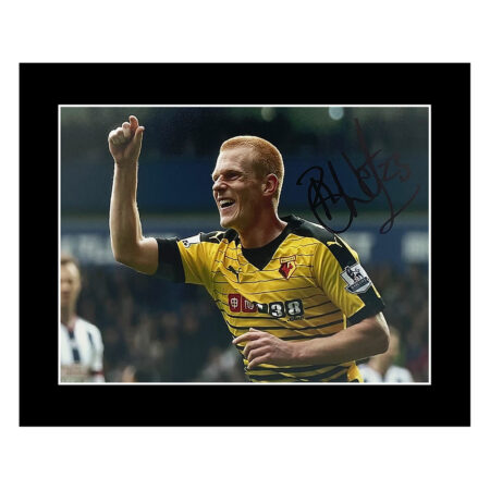 Ben Watson Signed Photo Display - 10x8 Watford Icon