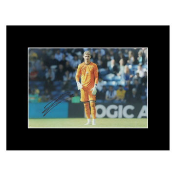 Carl Rushworth Signed Photo Display - 16x12 Swansea City Icon