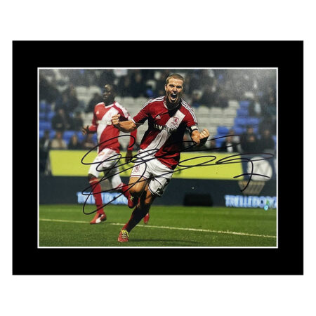 Grant Leadbitter Signed Photo Display - 10x8 Middlesbrough Icon