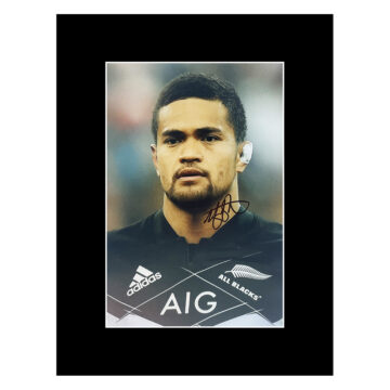 Signed Vaea Fifita Photo Display 16x12 - New Zealand All Blacks Icon