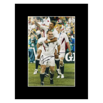 Signed Trevor Woodman Photo Display 16x12 - England Rugby Icon