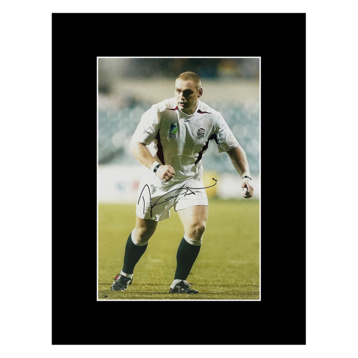 Signed Trevor Woodman Signed Photo Display 16x12 - England Rugby Icon