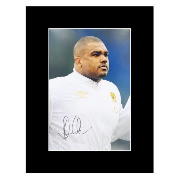 Signed Kyle Sinckler Photo Display 16x12 - England Rugby Icon