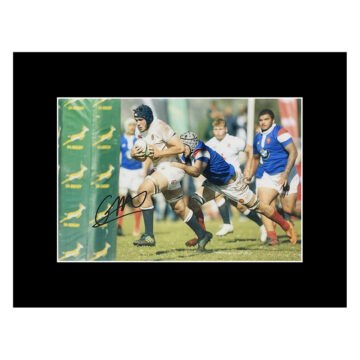 Signed George Martin Photo Display 16x12 - England Rugby Icon