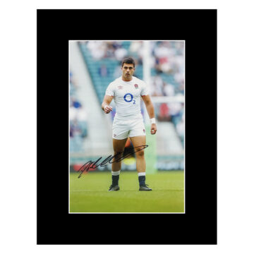 Signed Dan Kelly Photo Display 16x12 - England Rugby Icon