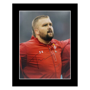 Signed Tomas Francis Photo Display 12x10 - Wales Rugby Icon