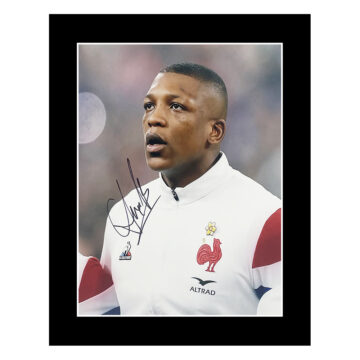 Cameron Woki Signed Photo Display 12x10 - France Rugby Icon