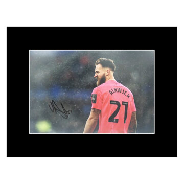 Jak Alnwick Signed Photo Display - 16x12 Cardiff City Icon