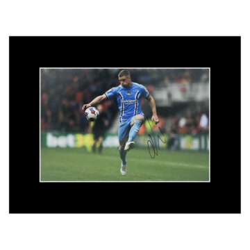 Jake Bidwell Signed Photo Display - 16x12 Coventry City Icon