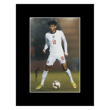 Kaine Kesler-Hayden Signed Photo Display - 16x12 England Icon