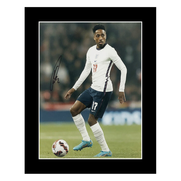 Kyle Walker-Peters Signed Photo Display - 12x10 England Autograph