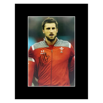 Luke Charteris Signed Photo Display 16x12 - Wales Rugby Icon