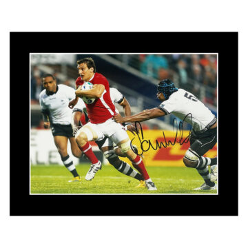 Sam Warburton Signed Photo Display 12x10 - Wales Rugby Icon