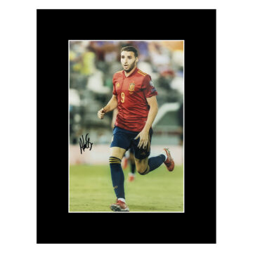 Signed Abel Ruiz Photo Display - 16x12 Spain Icon