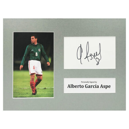 Signed Alberto Garcia Aspe Photo Display - 12x8 Mexico Icon