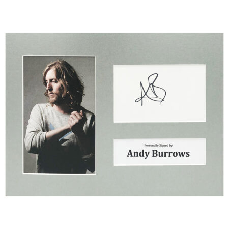 Signed Andy Burrows Photo Display - 12x8 Music Icon