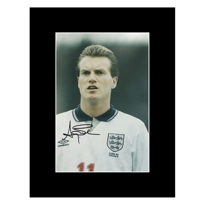 Signed Andy Sinton Photo Display - 16x12 England Autograph