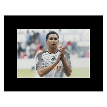 Signed Ben Cabango Photo Display - 16x12 Swansea City Icon