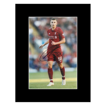 Signed Ben Woodburn Photo Display - 16x12 Liverpool Icon