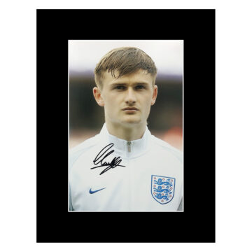 Signed Callum Connolly Photo Display - 16x12 England Icon