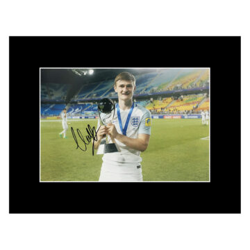 Signed Callum Connolly Photo Display - 16x12 U20 World Cup Winner 2017