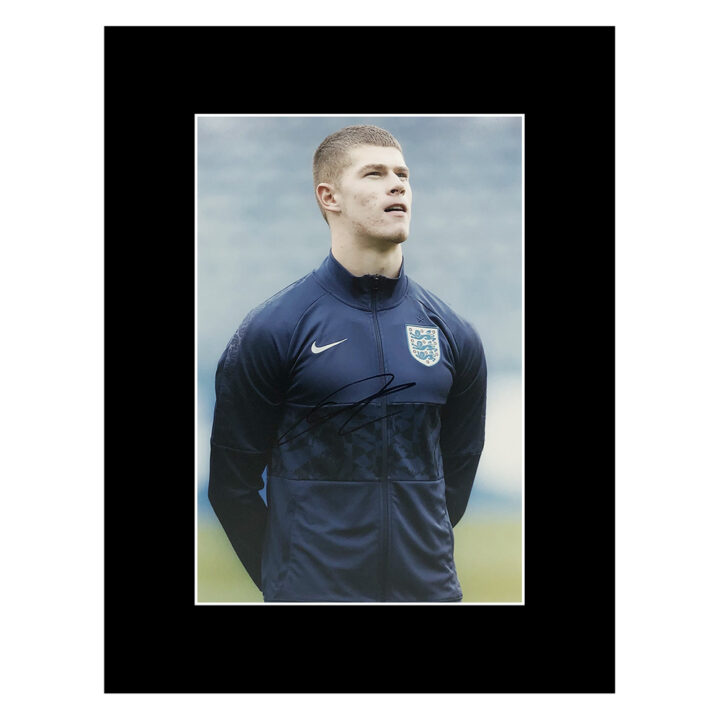 Signed Charlie Cresswell Photo Display - 16x12 England Icon