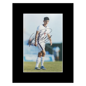 Signed Charlie Patino Photo Display - 16x12 England Autograph