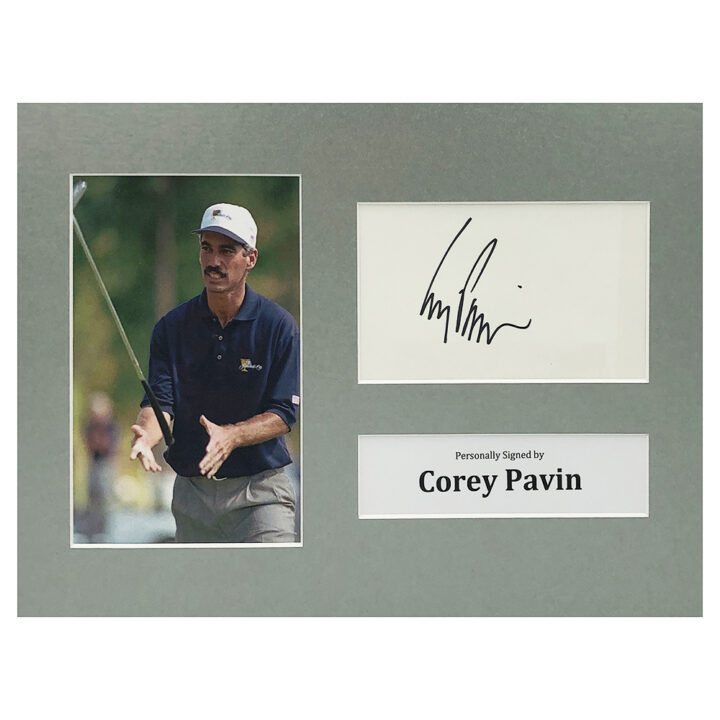 Signed Corey Pavin Photo Display - 12x8 Golf Icon