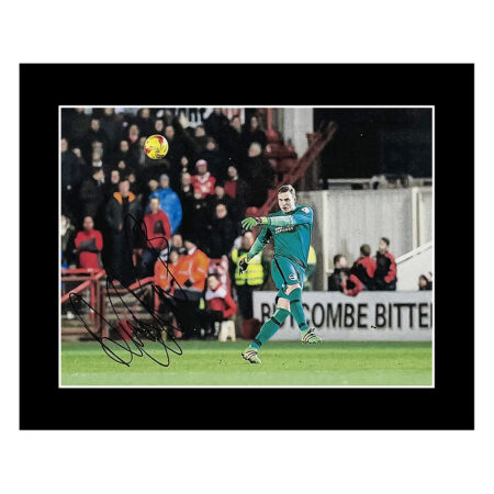 Signed David Stockdale Photo Display - 10x8 Brighton & Hove Albion Autograph