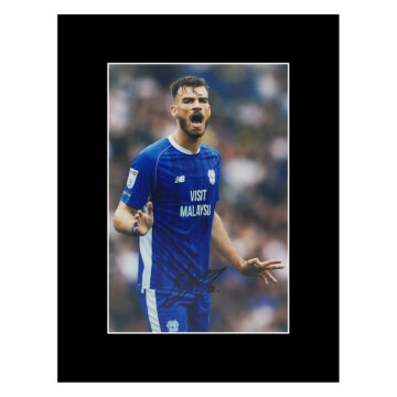 Signed Dimitrios Goutas Photo Display - 16x12 Cardiff City Icon