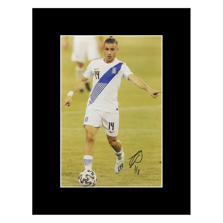 Signed Dimitrios Pelkas Photo Display - 16x12 Greece Icon