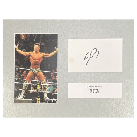 Signed EC3 Photo Display - 12x8 Wrestling Icon Autograph