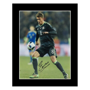 Signed Emyr Huws Photo Display - 12x10 Wales Icon Autograph