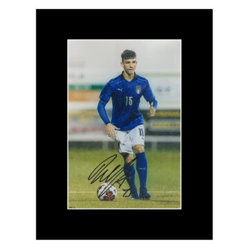 Signed Enrico del Prato Photo Display - 16x12 Italy Icon