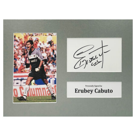 Signed Erubey Cabuto Photo Display - 12x8 Mexico Icon