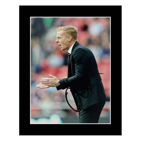 Signed Garry Monk Photo Display - 10x8 Swansea City Autograph