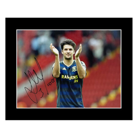 Signed George Friend Photo Display - 10x8 Middlesbrough Autograph