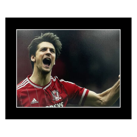 Signed George Friend Photo Display - 10x8 Middlesbrough Icon