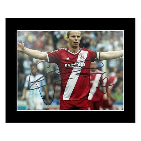 Signed Grant Leadbitter Photo Display - 10x8 Middlesbrough Icon