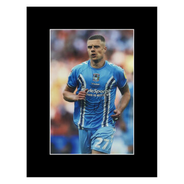 Signed Jake Bidwell Photo Display - 16x12 Coventry City Icon