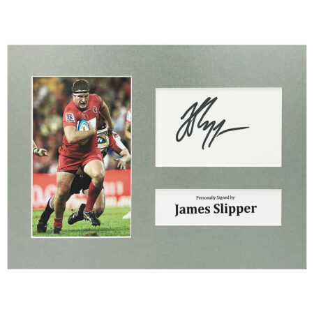 Signed James Slipper Photo Display - 12x8 Wallabies Icon