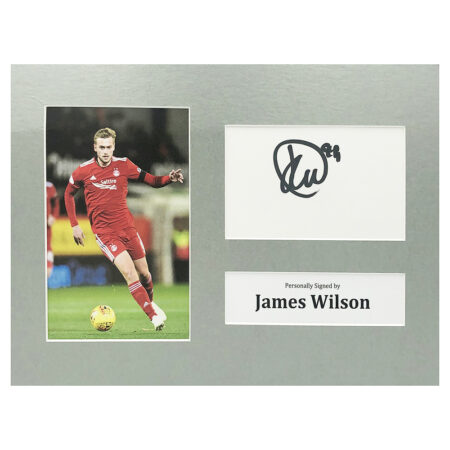 Signed James Wilson Photo Display - 12x8 Aberdeen Icon