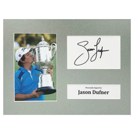 Signed Jason Dufner Photo Display - 12x8 PGA Championship Winner 2013