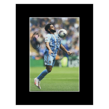 Signed Jay Dasilva Photo Display - 16x12 Coventry City Icon